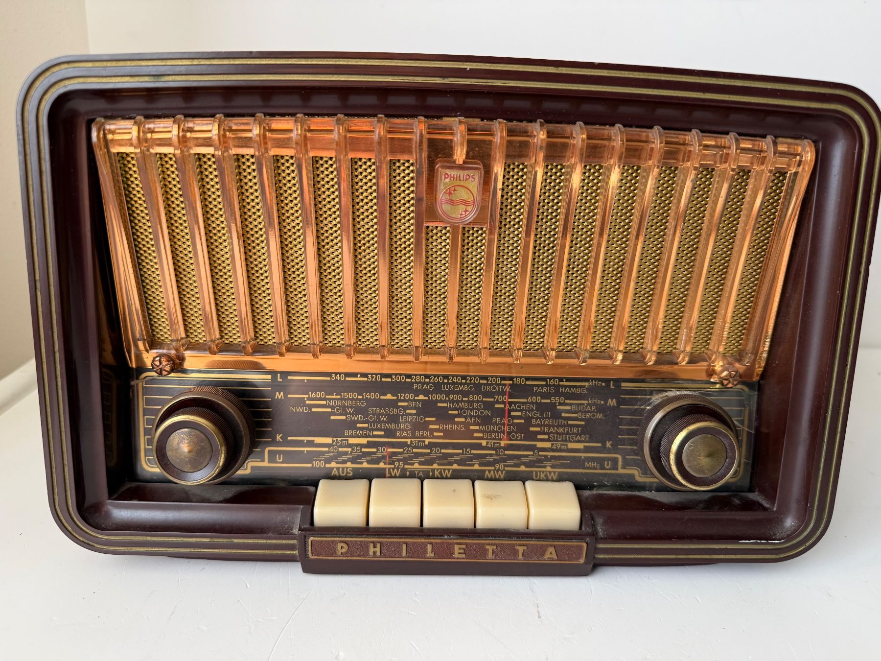 Radios: Altes Philips Philetta Röhrenradio – Gebraucht aus Zwingen von moje1