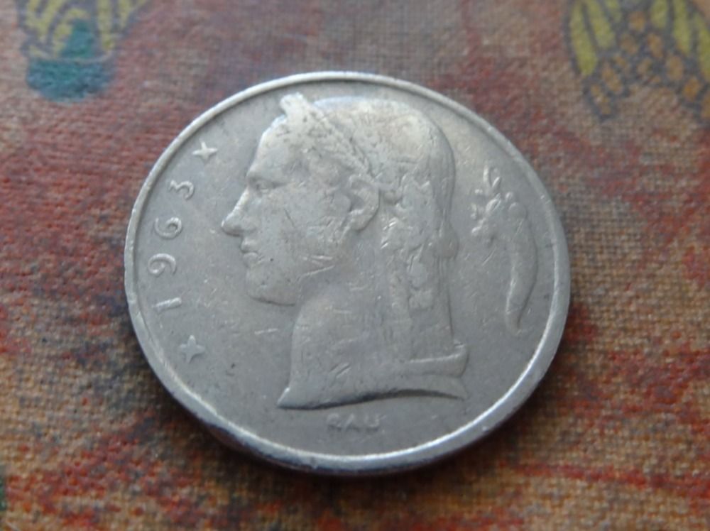 Tutti le monete: BELGIQUE  5  Francs  1963 – Usato da Romanel-sur-Lausanne venduto da Swift13