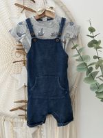 Super  süsses Set, Shirt & FEETJE Latzhose, Gr. 74/80