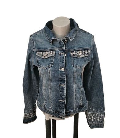 NEU! Jeans Jacke mit Bling Bling Gr. S statt 70.00