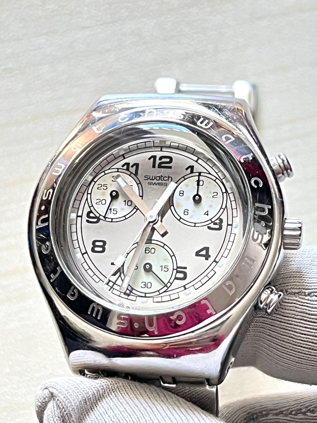 Swatch Orologi: Swatch Irony Chrono, Edelstahl – Usato da Grenchen venduto da chththl 5