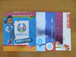 Panini EM Leeralbums der Schweizer Versionen