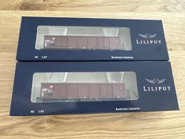 Liliput 1:87 DB Güterwagen Eaos ab 19.-