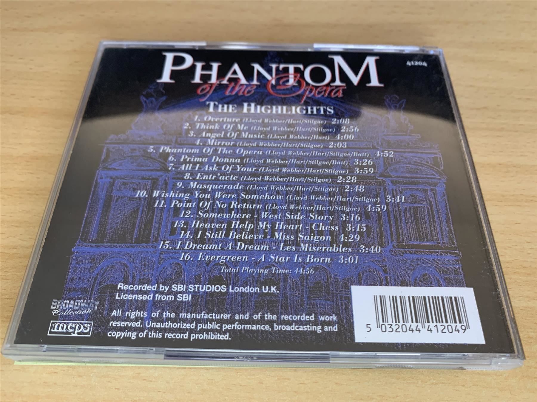 CD: Phantom of the Opera...and Others – Usato da Rikon im Tösstal venduto da Alpenmutz 1