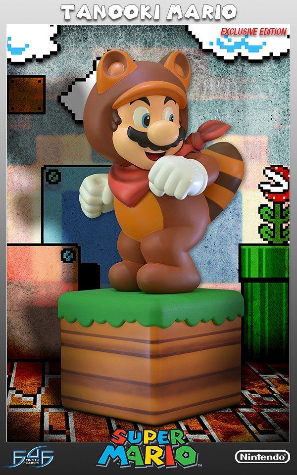 Nintendo Statuette: First 4 Figures Tanooki Mario Exclusive F4F – Nuovo (secondo la descrizione) da Sumiswald venduto da dulik94 1