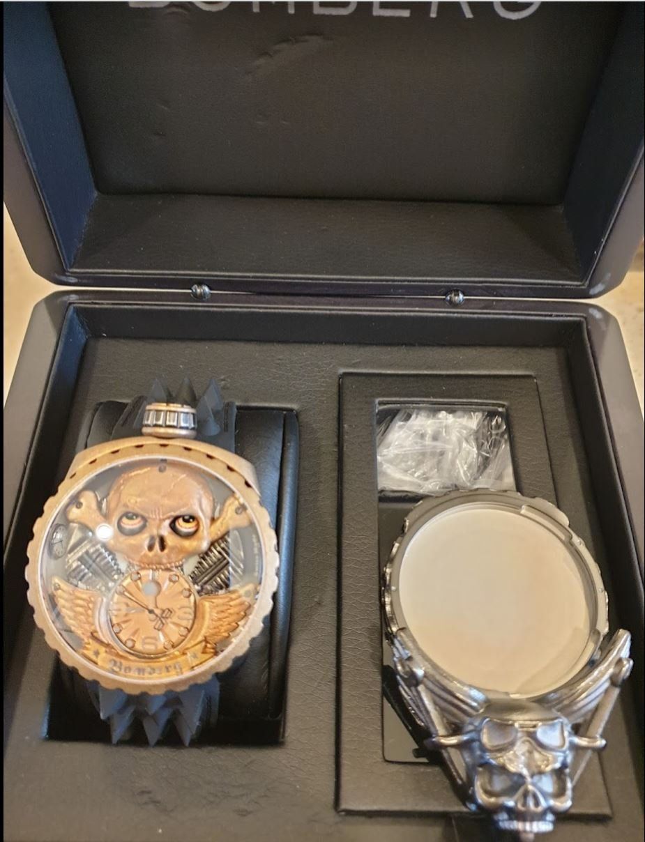 Bomberg Montres: Bomberg Bolt-68 Skull Rider Bronze Automatic – Neuf (Voir description) à Chabrey par Horology 1