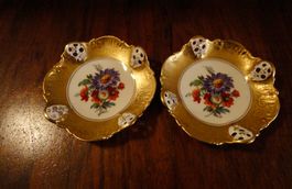 2 Antike Porzellan Rosenthal Moliere Teller.