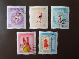 Shqiperia / Albanien - Motivmarken Basketball 1965