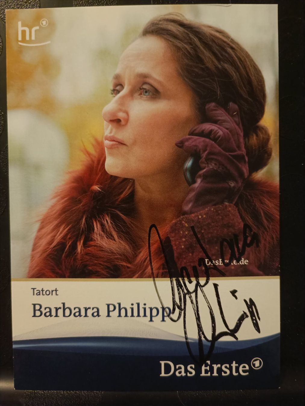 Autografi: Barbara Philipp - auf Tatort Autogrammkarte – Usato da Menziken venduto da Artographs