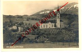 Gams St. Gallen Kreuzberge Pfarrkirche  / Schulhaus?