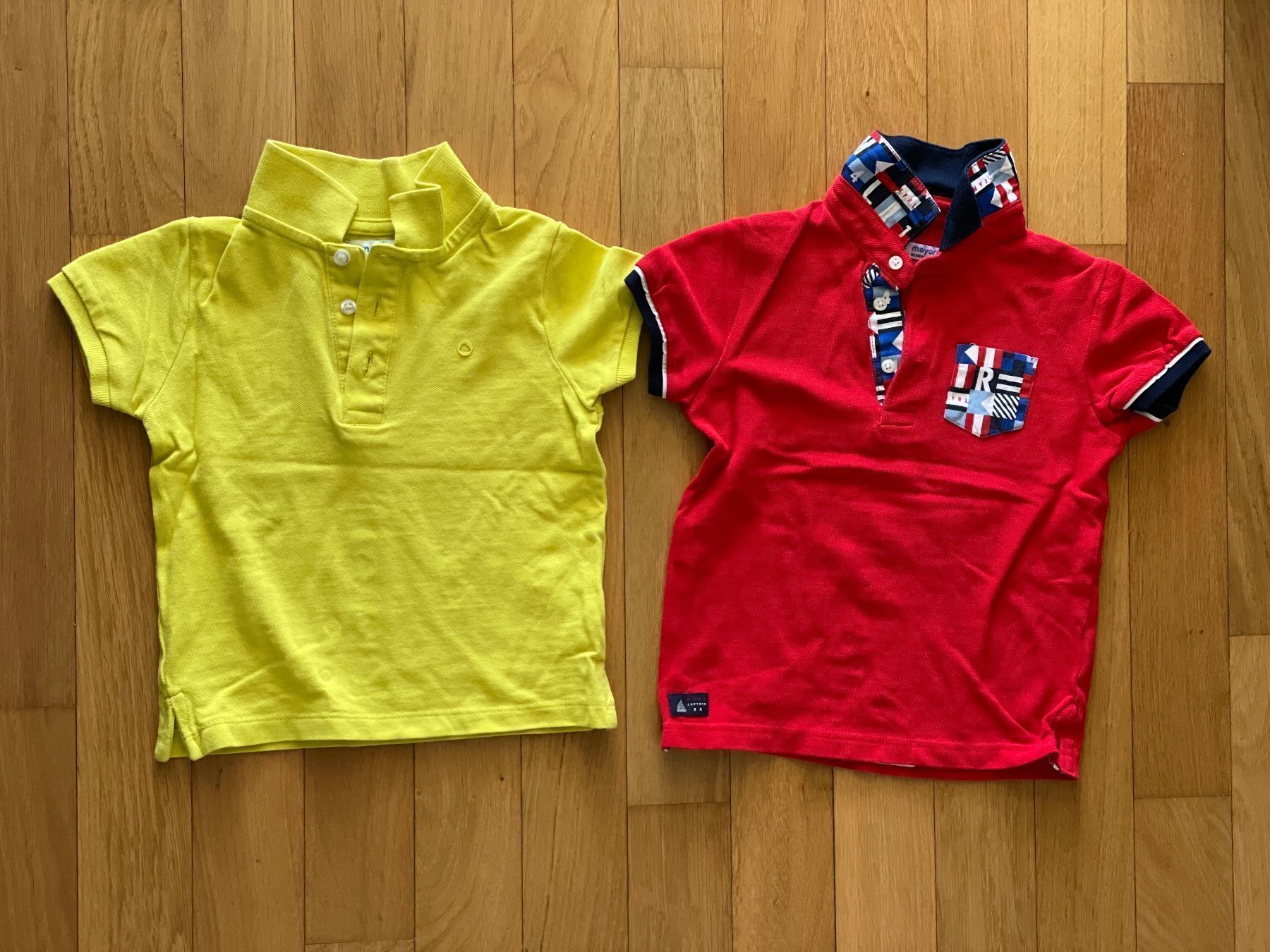 Mayoral Camicie, Top & T-shirt: Mayoral 2 Poloshirts Yellow+Red Size 92 – Usato da Montagnola venduto da eva_gm6j