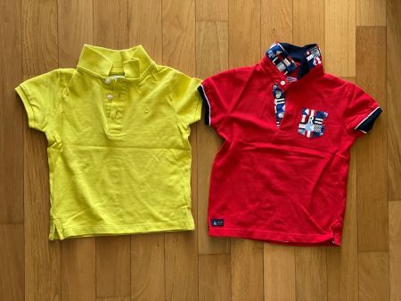 Mayoral 2 Poloshirts Yellow+Red Size 92