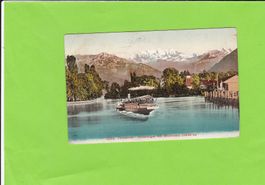 Thunersee-Raddampfer-Scherzligen
