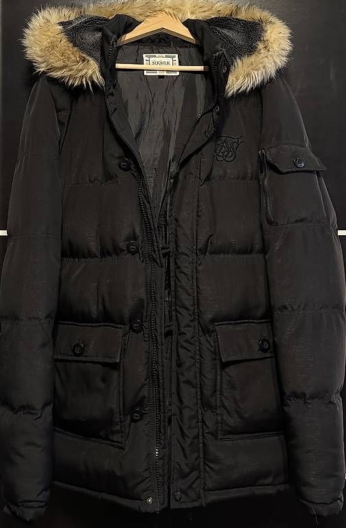 Giacche: Siksilk Tarka schwarze Winterjacke – Usato da Baden venduto da laurent2025 2