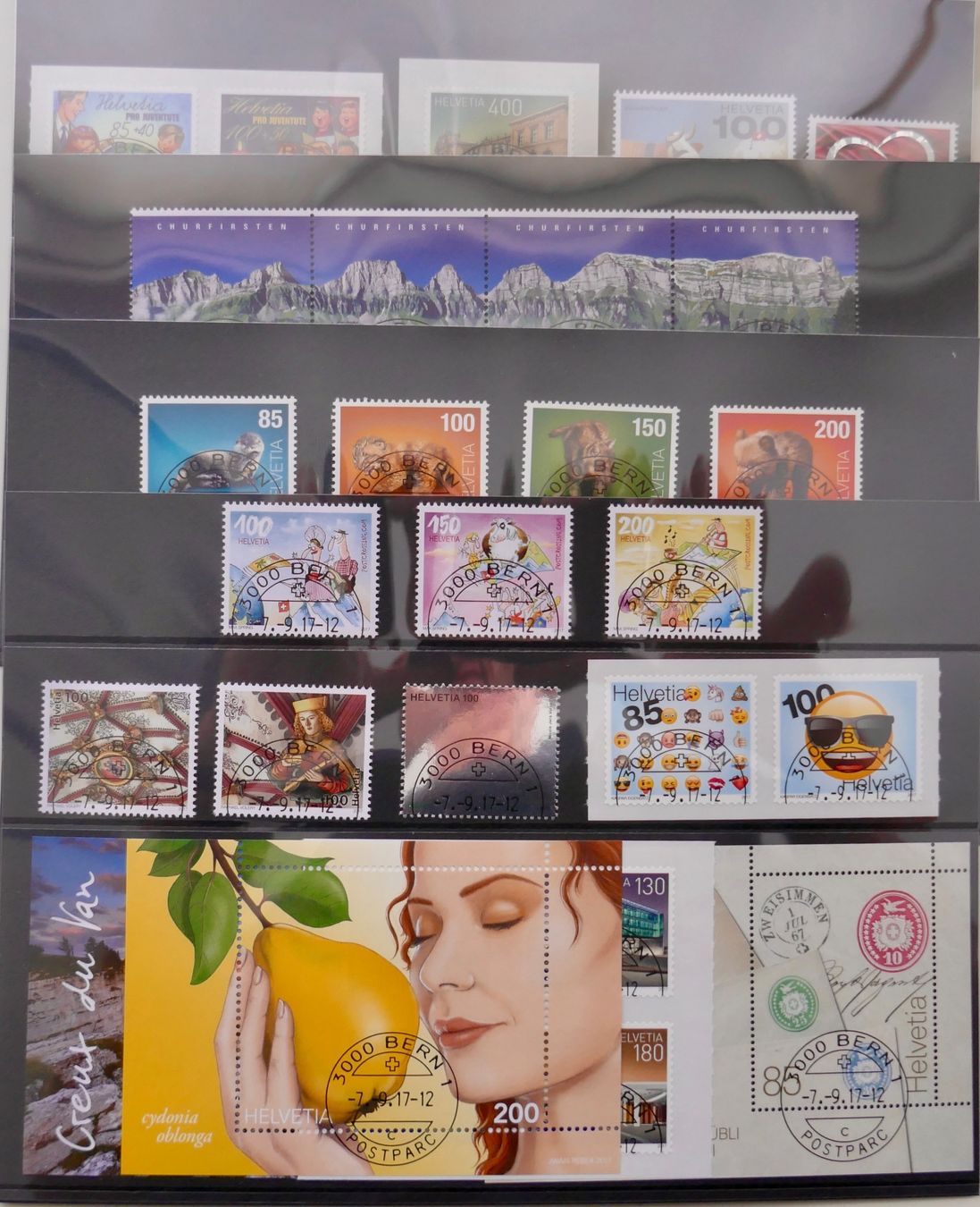 Tous les timbres: Schweizer Briefmarken ET-Jahresserie 2017 – Neuf (Voir description) à Möhlin par PHILABARTIS