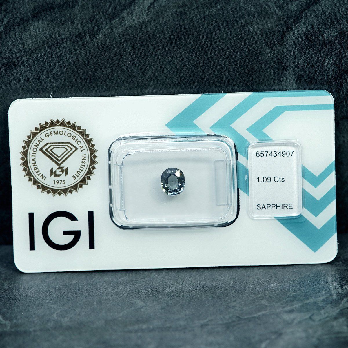 Pietre preziose: Blau, Grün Saphir - 1.09 ct – Nuovo e nell'imballaggio originale da Bad Zurzach venduto da Schaeubli-Group 3