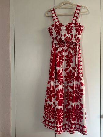 Super süsses Sommer-Deux-Pièce, Gr. XS, weiss-rot,ungetragen
