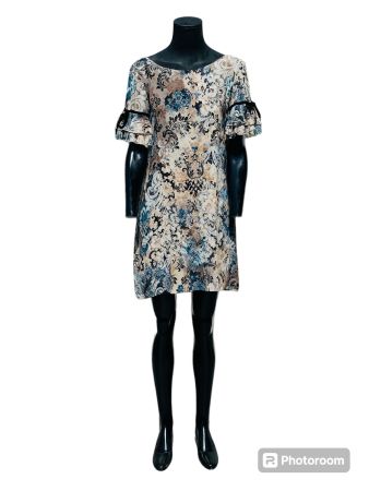 🥂🍽️☕️🍾…Schickes Sommerkleid Gr. 40 Kurzkleid Blumenkleid
