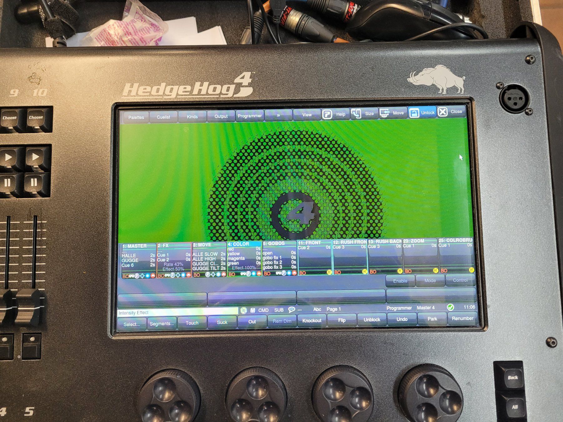 Console di mixaggio: Lichtmischpult Hedge Hog 4 inklusive Case – Usato da Vitznau venduto da Night-Fire 5