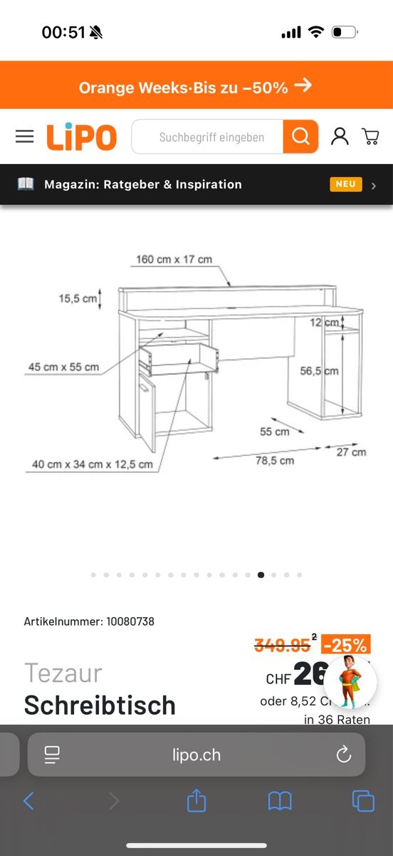 Schreibtische: Schreibtisch/ Bürotisch – Gebraucht aus Steffisburg von sab_pbw7 6