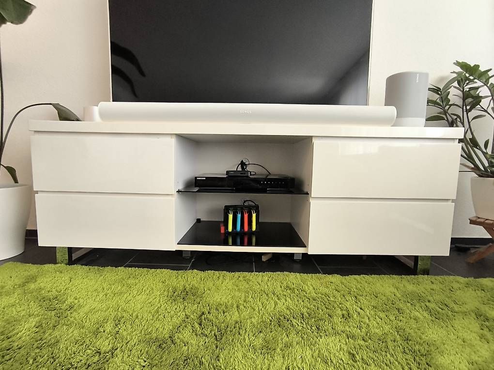 Meubles TV: TV-Möbel / Sideboard weiss – D'occasion à Vordemwald par Mueuer