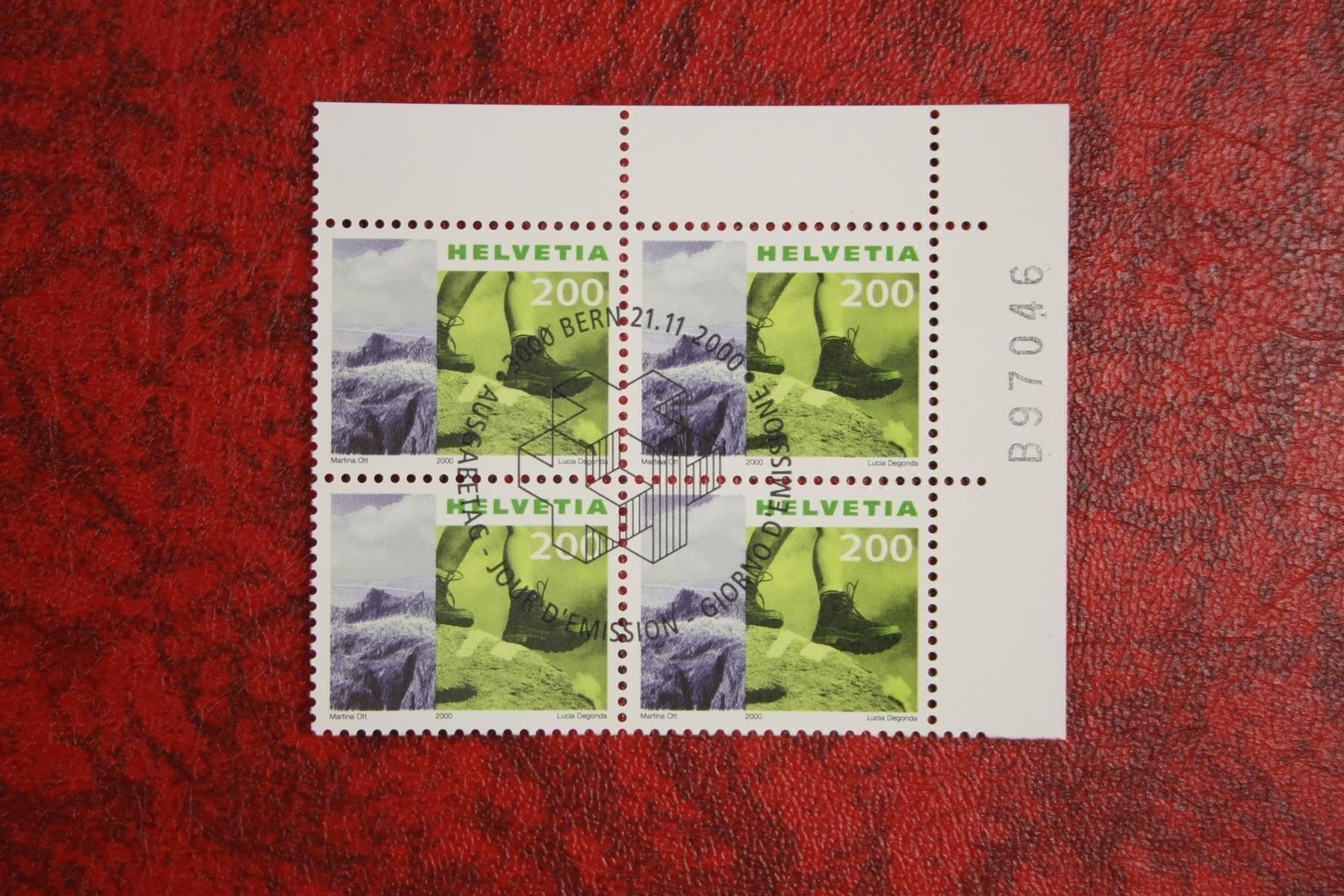 Tous les timbres: 2000: 1003 4er-Block ET. mit Gummi – Neuf (Voir description) à Deitingen par Lglobi