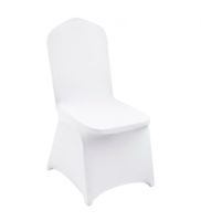 VEVOR Universell Weiße Stuhlhussen für Elegante Stuhl 50 Stk