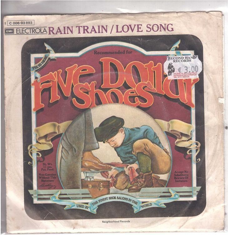 Schallplatten: Five Dollar Shoes  --  Love Song  Single7 – Gebraucht aus Rheinau von thespecials