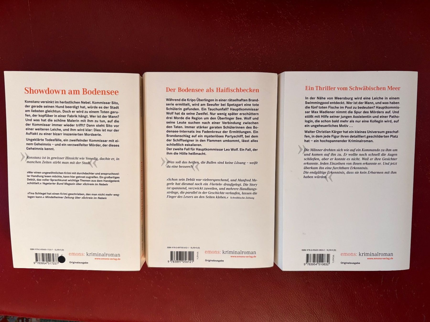 Libri: 8 Schweizer Krimis (Bodensee) – Usato da Oberweningen venduto da Gerini 1