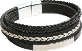 ARMBAND HERREN LEDER EDELSTAHL TRACHT OKTOBERFEST