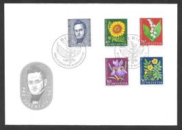 FDC Pro Juventute Serie 1961 ET Bern 1.12.1961
