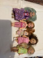 5 süsse Kelly Puppen, klein, ideal für unterwegs!