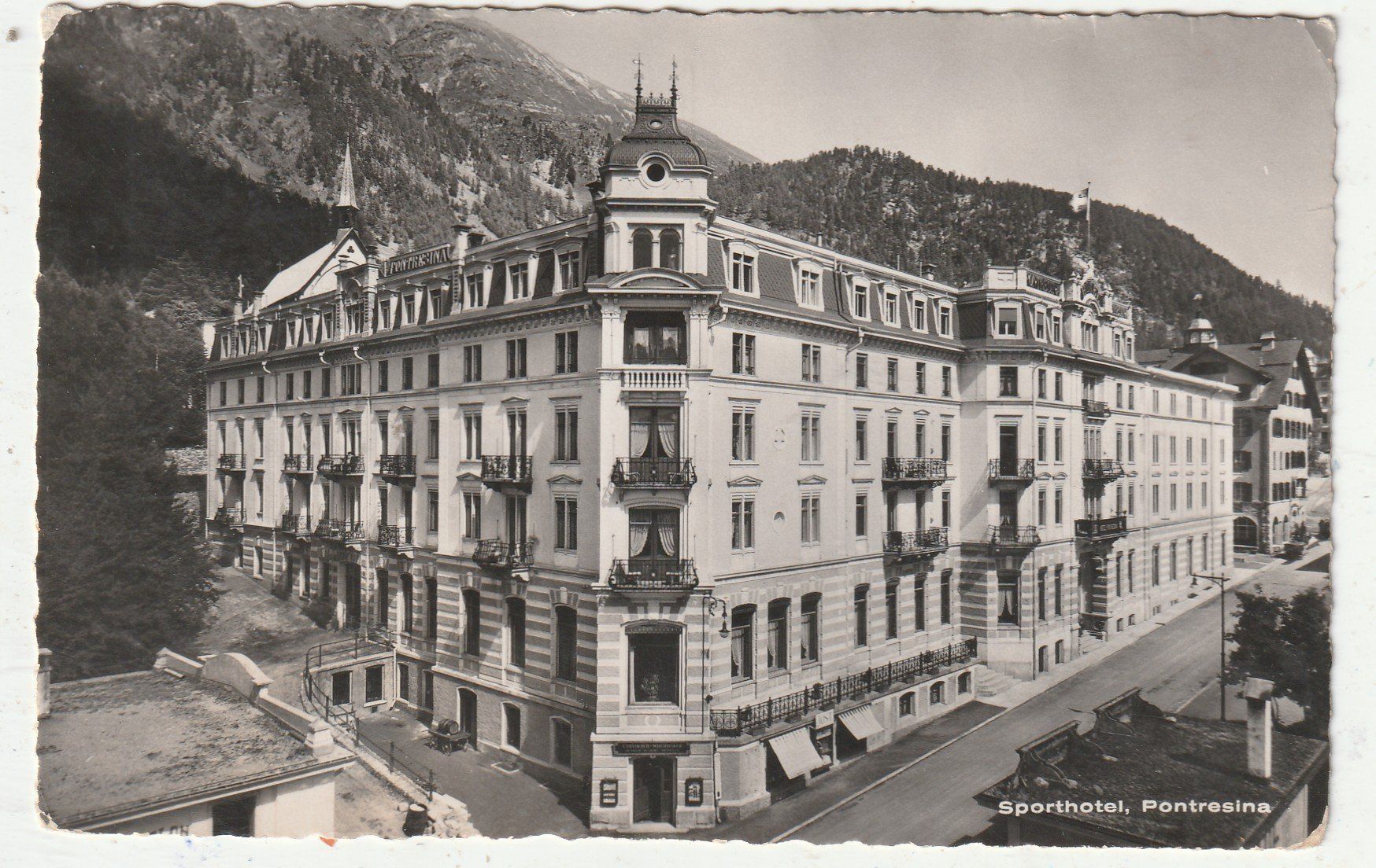 Cartoline postali: Sporthotel Pontresina – Usato da Lumbrein venduto da made02