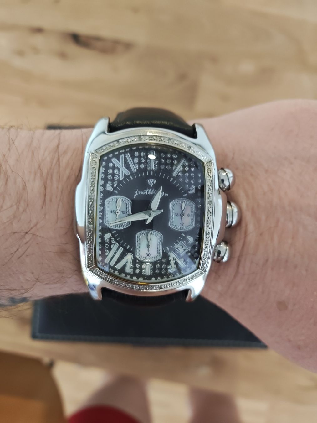 Uhren: Original Just Bling Bubble-Watch Lünette 46mm – Gebraucht aus Affoltern am Albis von chassa2 1