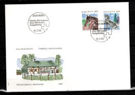 1990/93  FDC / Tiere / Pferd + Hund