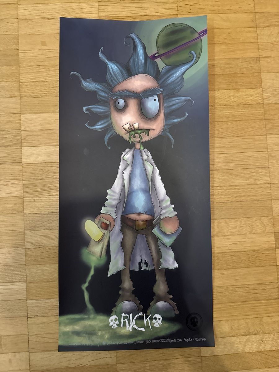 Foto & Immagini: Poster Rick & Morty da collezione – Usato da Viganello venduto da BlackPanda0003