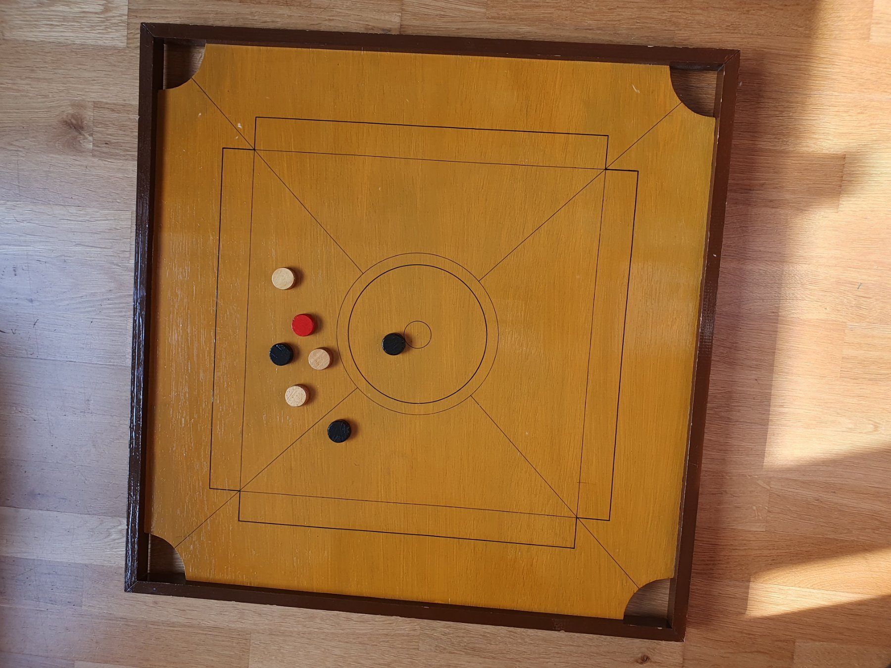 Giochi: Carrom Spiel Brett handmade – Usato da Pfaffhausen venduto da Sprint-32