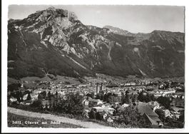 AK 1961 Glarus mit Schild