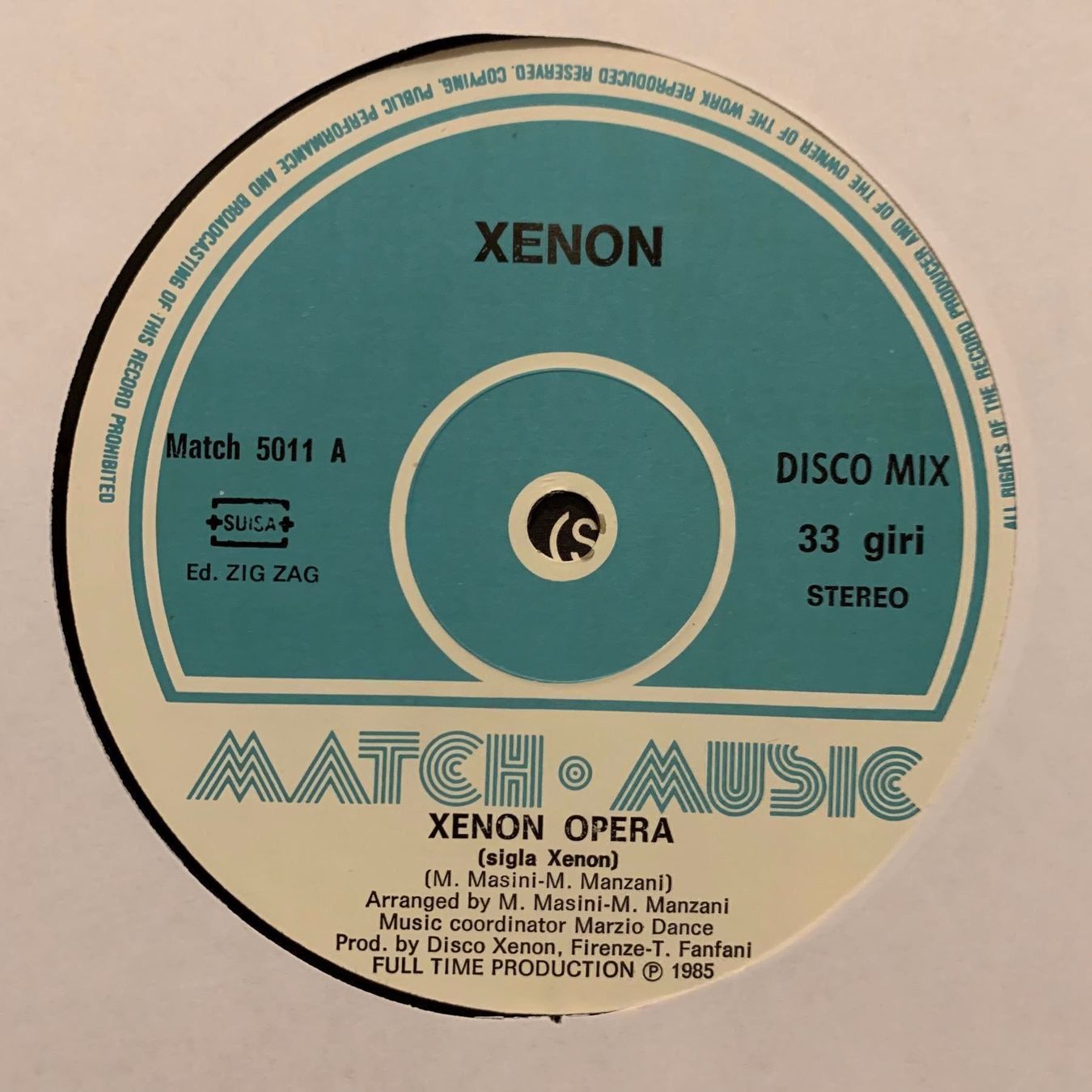 Schallplatten: XENON / OPERA - ITALO DISCO (1985) – Gebraucht aus Sarnen von m-basic 2