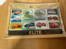 Briefmarken, Autos, verschiedene Marken