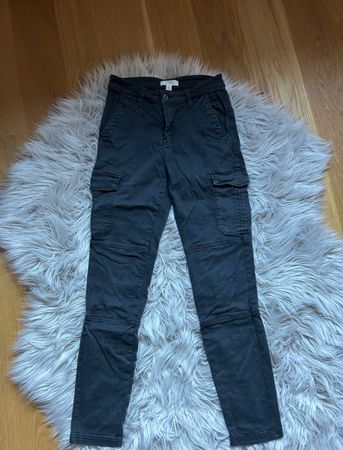 Pantaloni cargo neri, skinny - taglia S/36