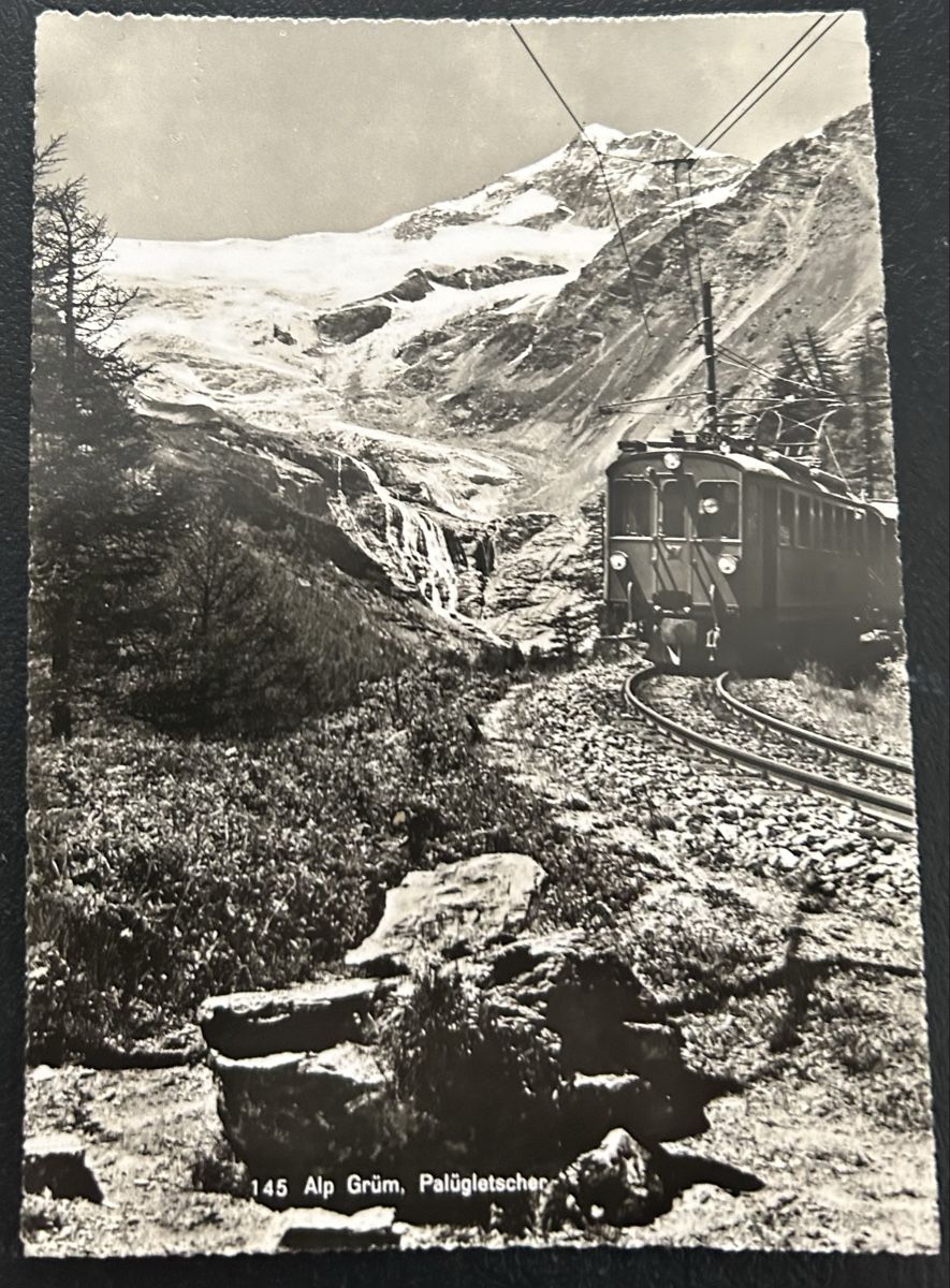 Cartes postales: Berninabahn Alp Grüm  – D'occasion à Horw par Tellbub