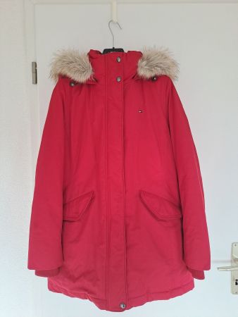 Parka Tommy Hilfiger veste chaude rouge taille M