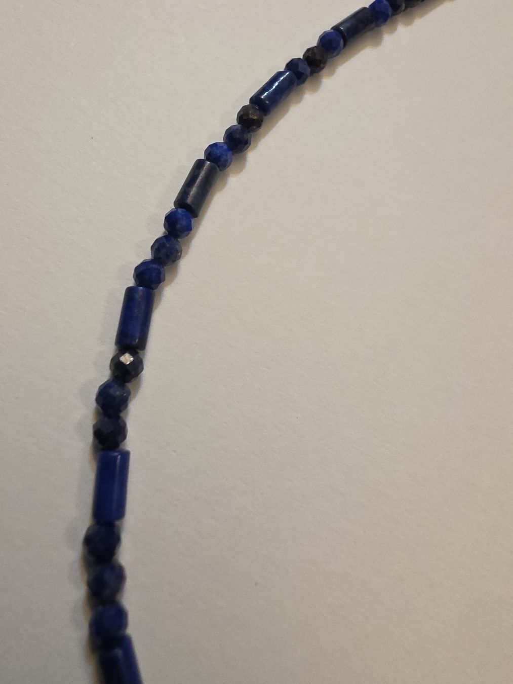 Catenine: Halskette Lapislazuli facettiert 3mm. 45cm. – Nuovo e nell'imballaggio originale da Zetzwil venduto da Sonneblueme987 7