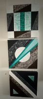 3 teiliges Acrylbilder-Set auf hochwertiger Leinwand