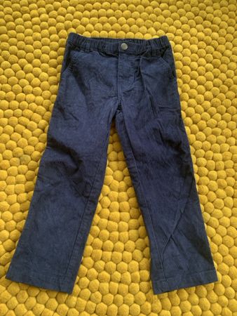 Pantalon velours côtelé KIDS bleu marine taille 116