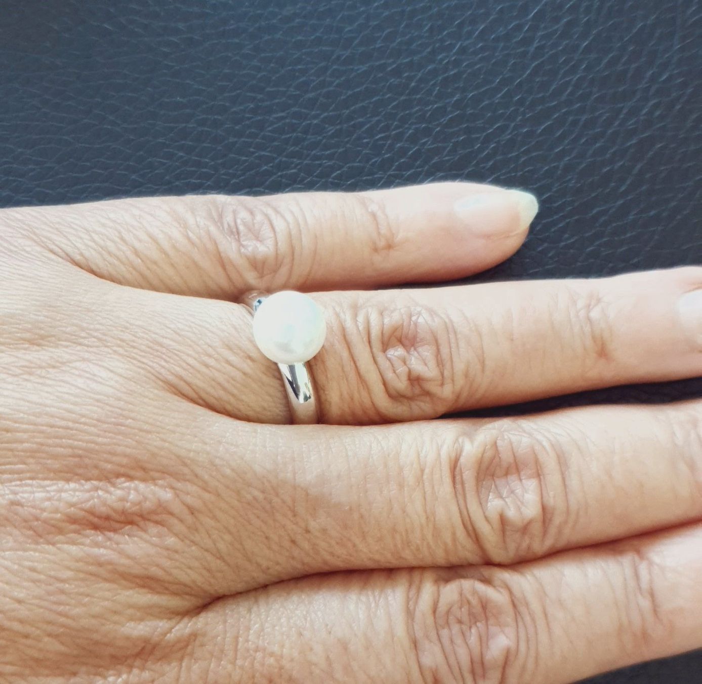 Ringe: Zeitloser Silber (925) Perlenring - Neu – Neu und originalverpackt aus Uetikon am See von Coralreef 5