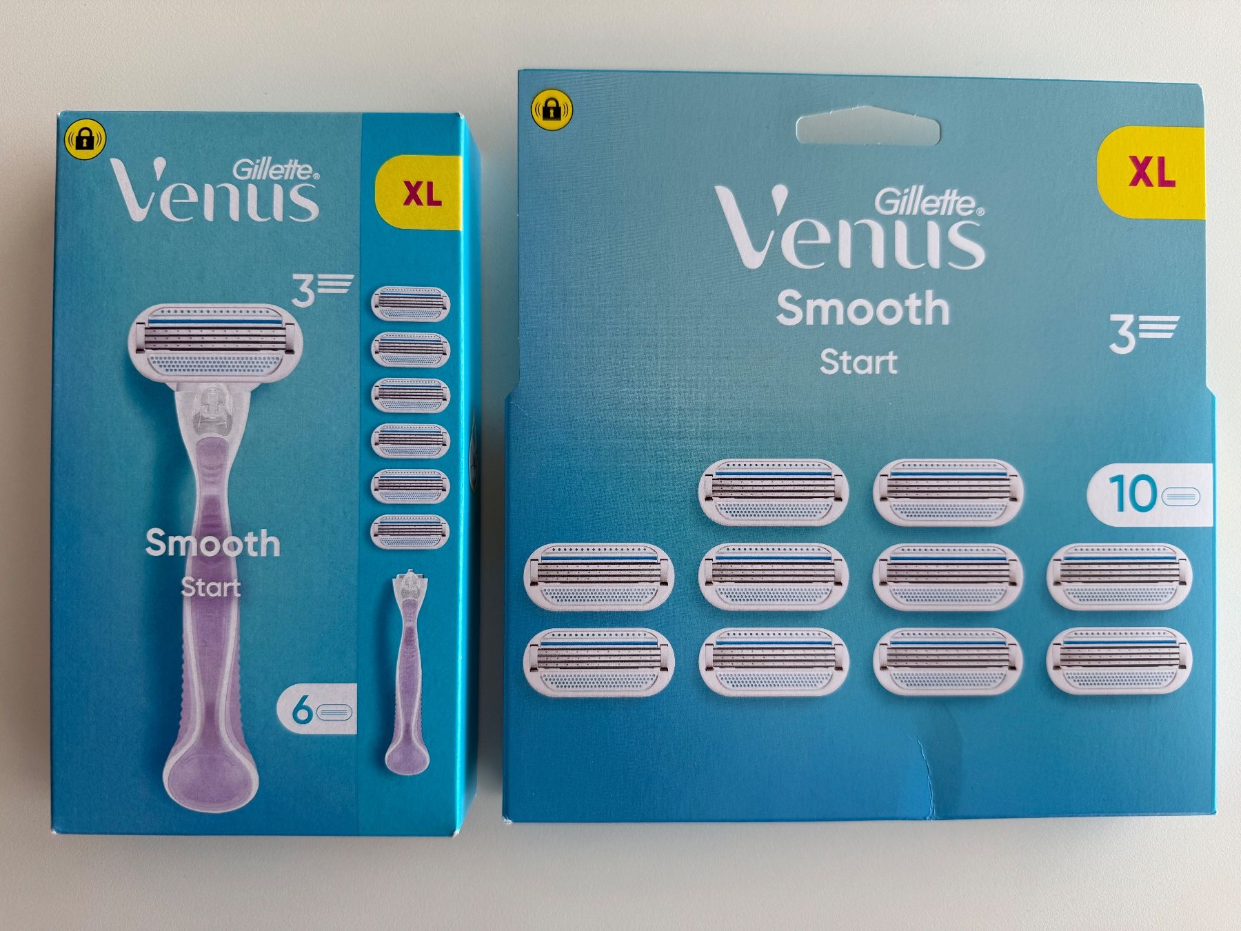 Gillette Rasoirs & Lames de rasage: Gillette Venus Smooth Start, 17 pcs – Neuf avec emballage d'origine à St-Gingolph par GoldenKeys