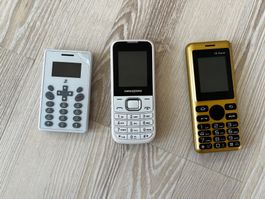 Alte Handy Sammlung alle Funktionieren