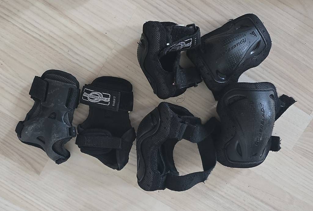 Pattini in linea & Pattini a rotelle: Kinder-Inlineskates Gr. 29-32 inkl. Protektoren – Usato da Krauchthal venduto da choklay 2